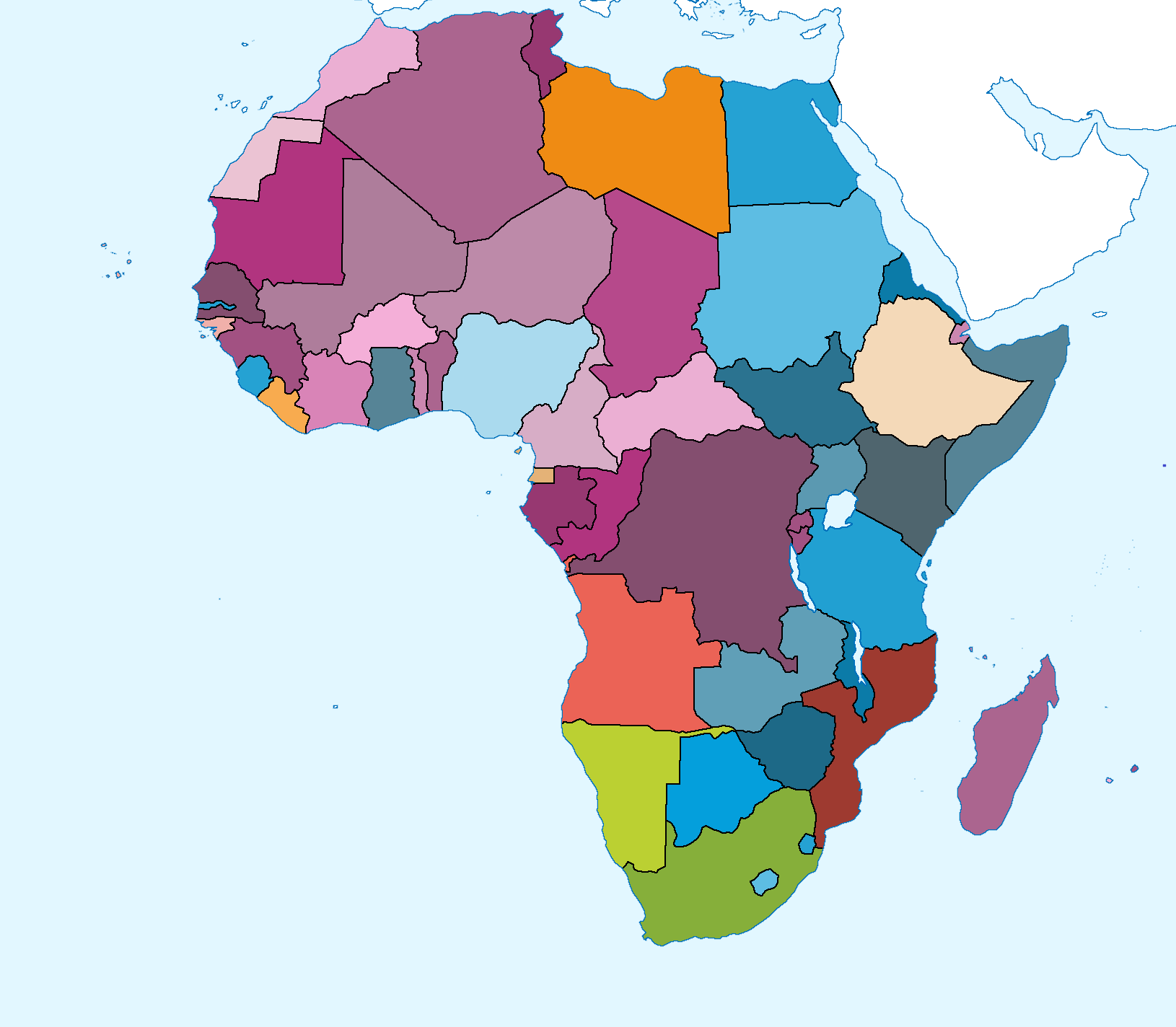 Peta sejarah afrika