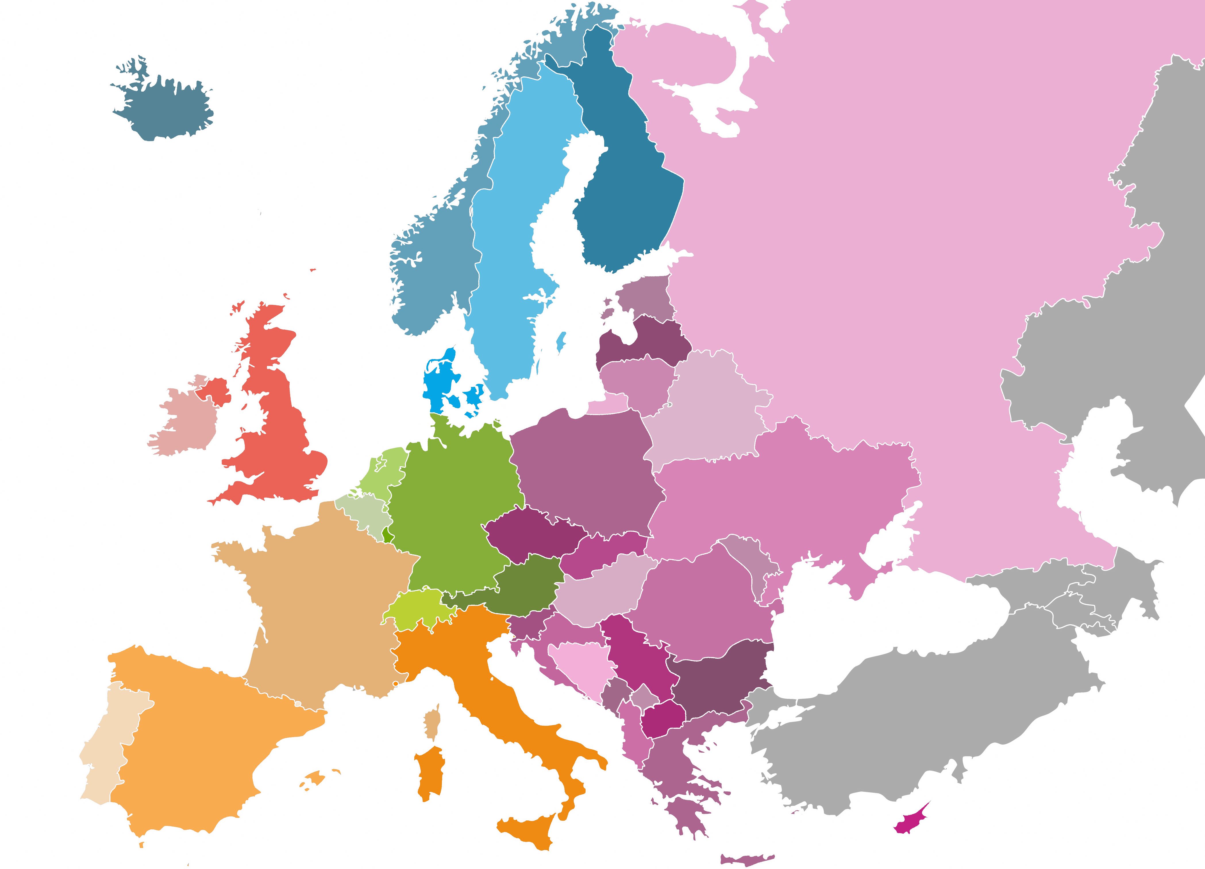Europe historical maps