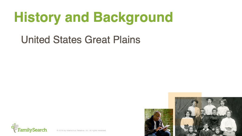 United States Research: Great Plains Region - History and Background