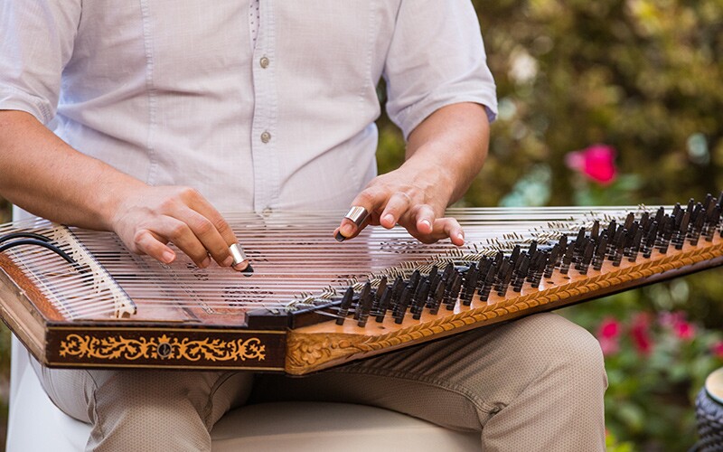 A traditional middle eastern string instrument