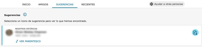 Captura de pantalla de la revisión de registros