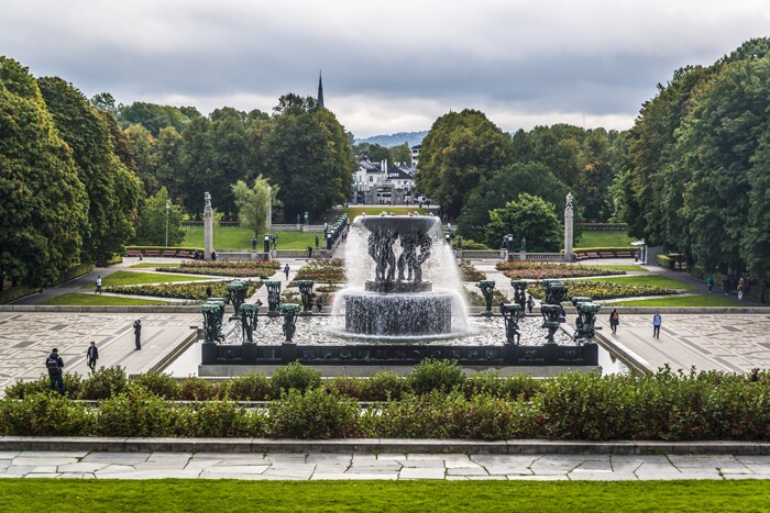 Vigeland skulpturpark i Norge