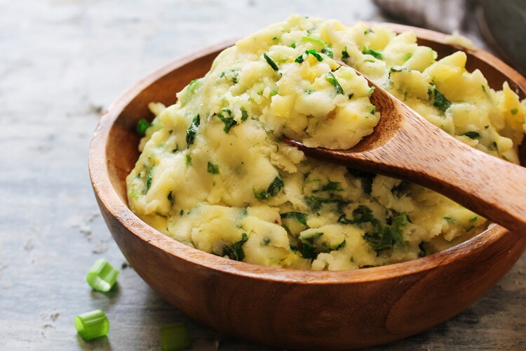 a bowl of colcannon