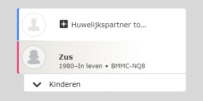Screenshot met knop Huwelijkspartner toevoegen op FamilySearch.