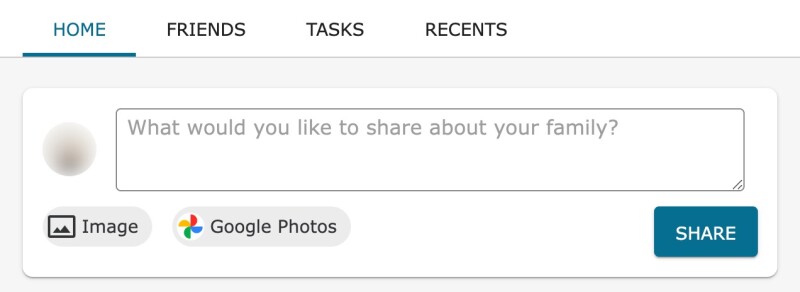 Screenshot of the Memory Posts