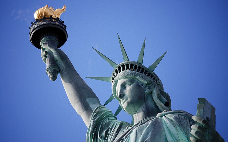 The crown on top of the statue of liberty and the torch she holds have a lot of meaning and symbolism.