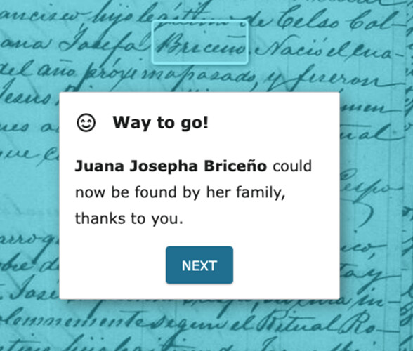 a screenshot of how to review a name on Get Involved