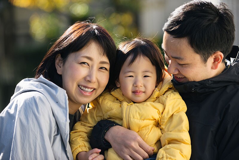 a young family