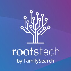 Placeholder image for the Japanese emcee, shows the RootsTech logo