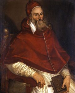 An oil painting of Pope Gregory XIII