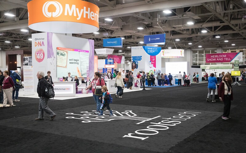 RootsTech vendors at RootsTech