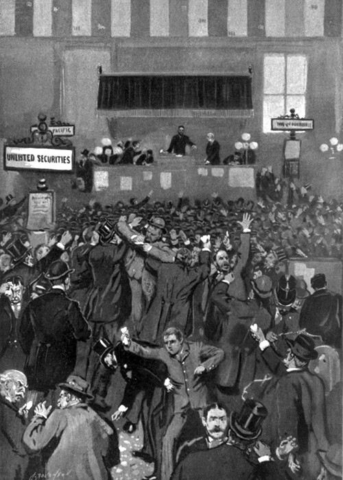 Financial panic in New York during the panic of 1893