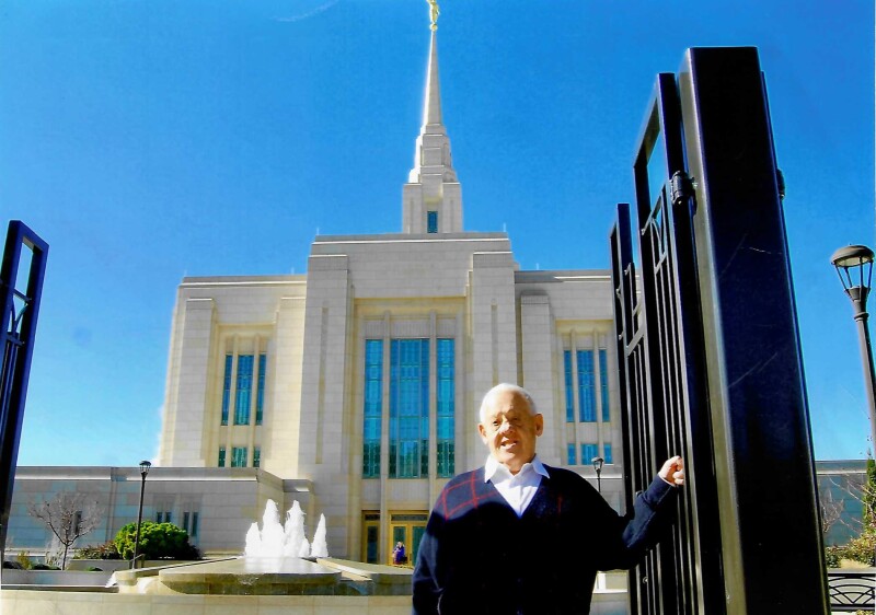Dennis Preece at Ogden Temple