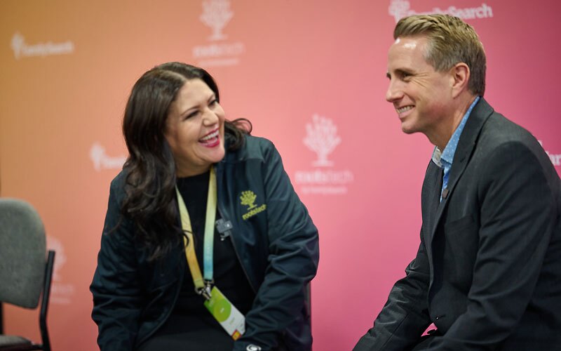 Lluvia and Kirby at RootsTech 2023