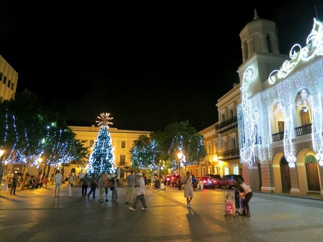 A puerto rican cultural christmas celebration.