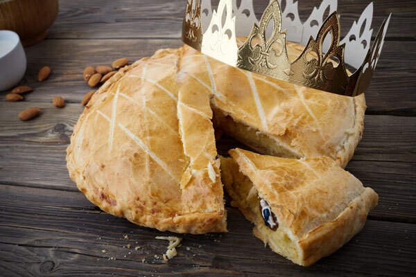 Galette des Rois, a King's Cake, is a dish made for 3 Kings Day
