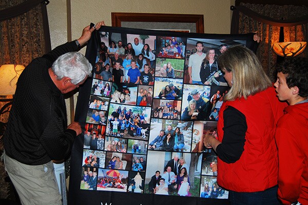 Family Photo Blanket