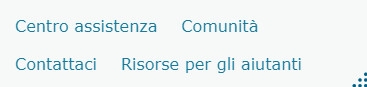 opzioni di assistenza