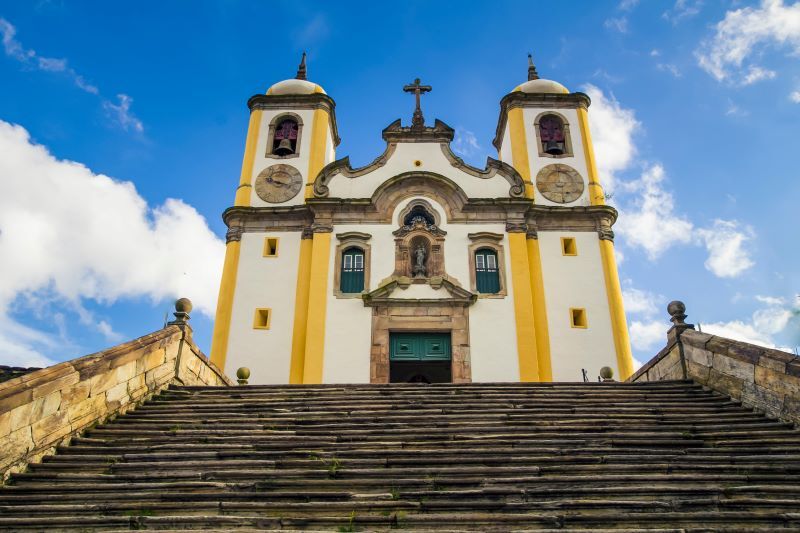 Igreja Santa Efigênia, Minas Gerais, Brazil.
