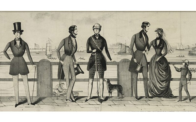 1840s fashion men