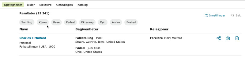 Hvordan se historiske opptegnelser på FamilySearch