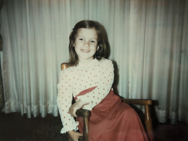 Diane as a little girl.