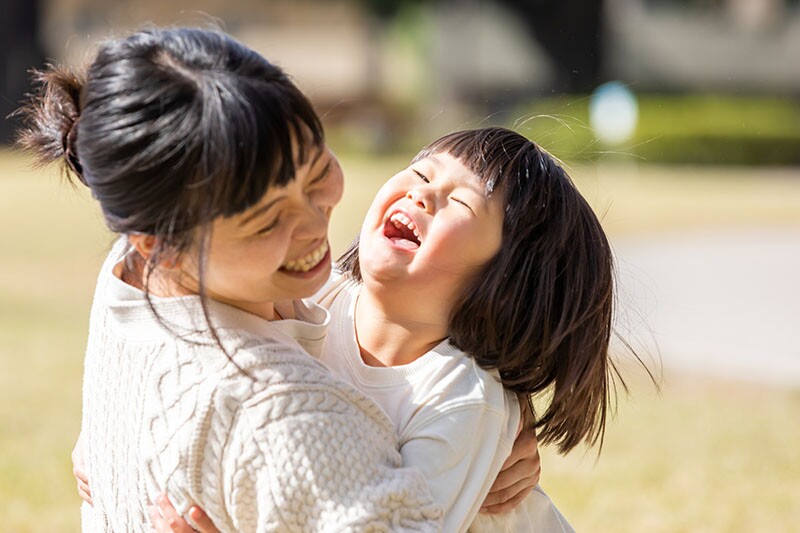 a japanese mother and daughter