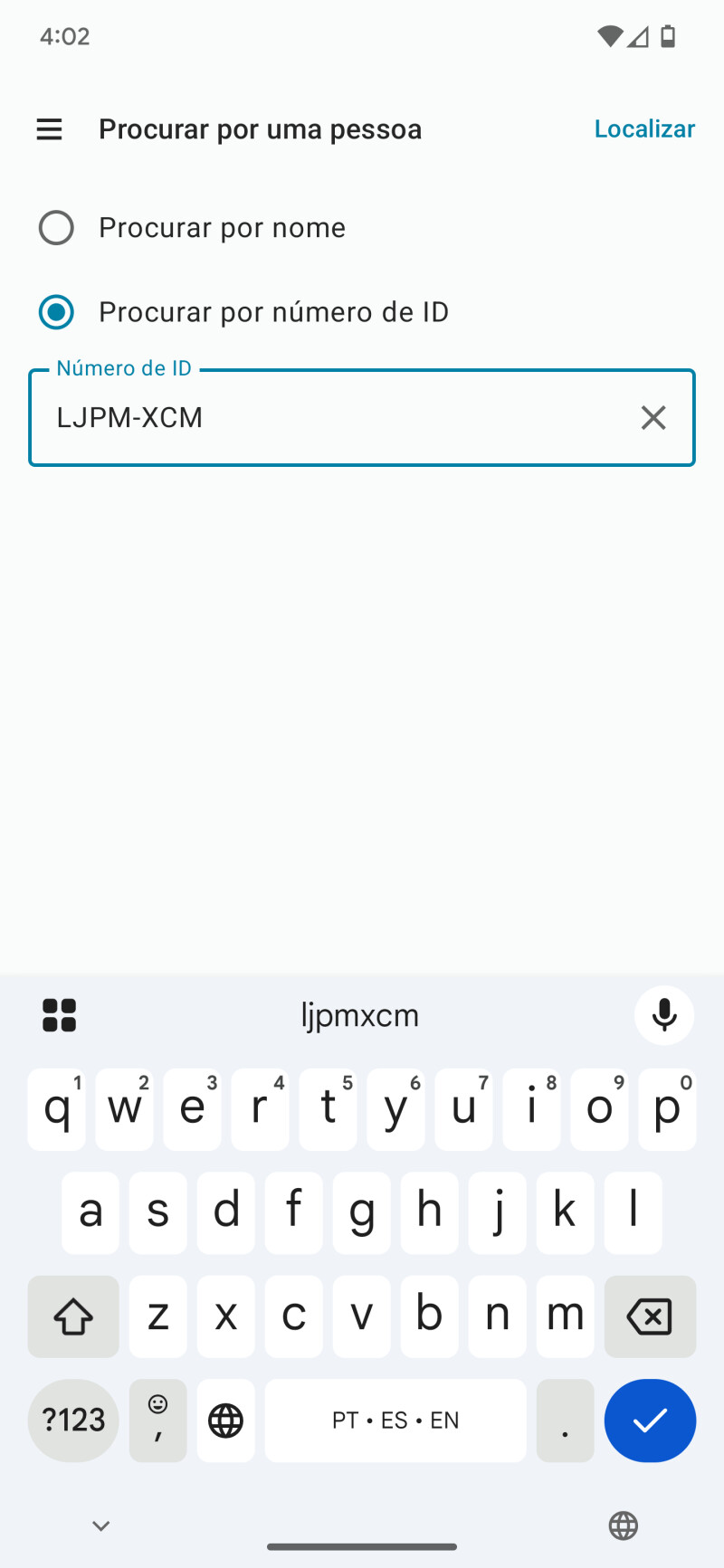 Maior usabilidade dos números de identificação.