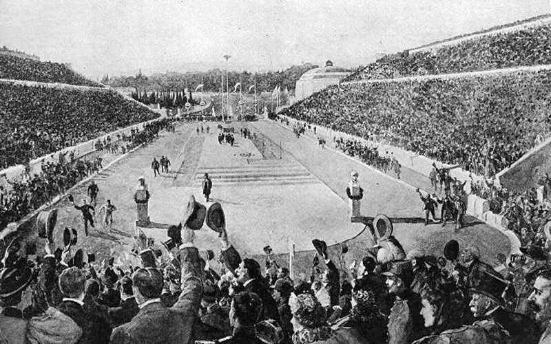 The first modern Olympics were held in Athens in 1896, modeled after the original Olympics in ancient Greece.