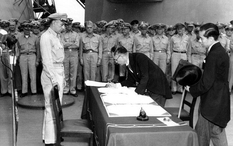 Japan formally surrenders, the final turning point of ww2