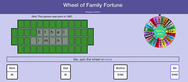 Wheel of Family Fortune