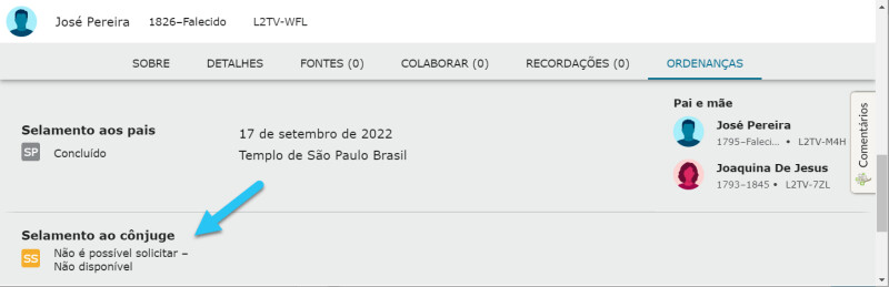 Ícone do templo na cor laranja com informações adicionais.