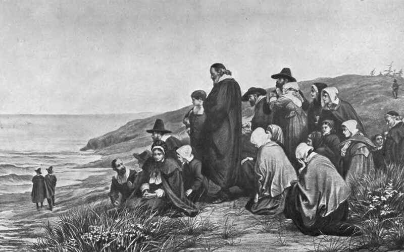 pilgrims in plymouth